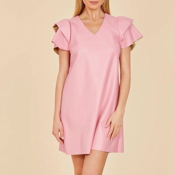 Dolce Cabo VL Embroider Flutter Sleeve Dress main image 1